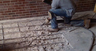 Concrete Spall Repair at UF Architecture Building